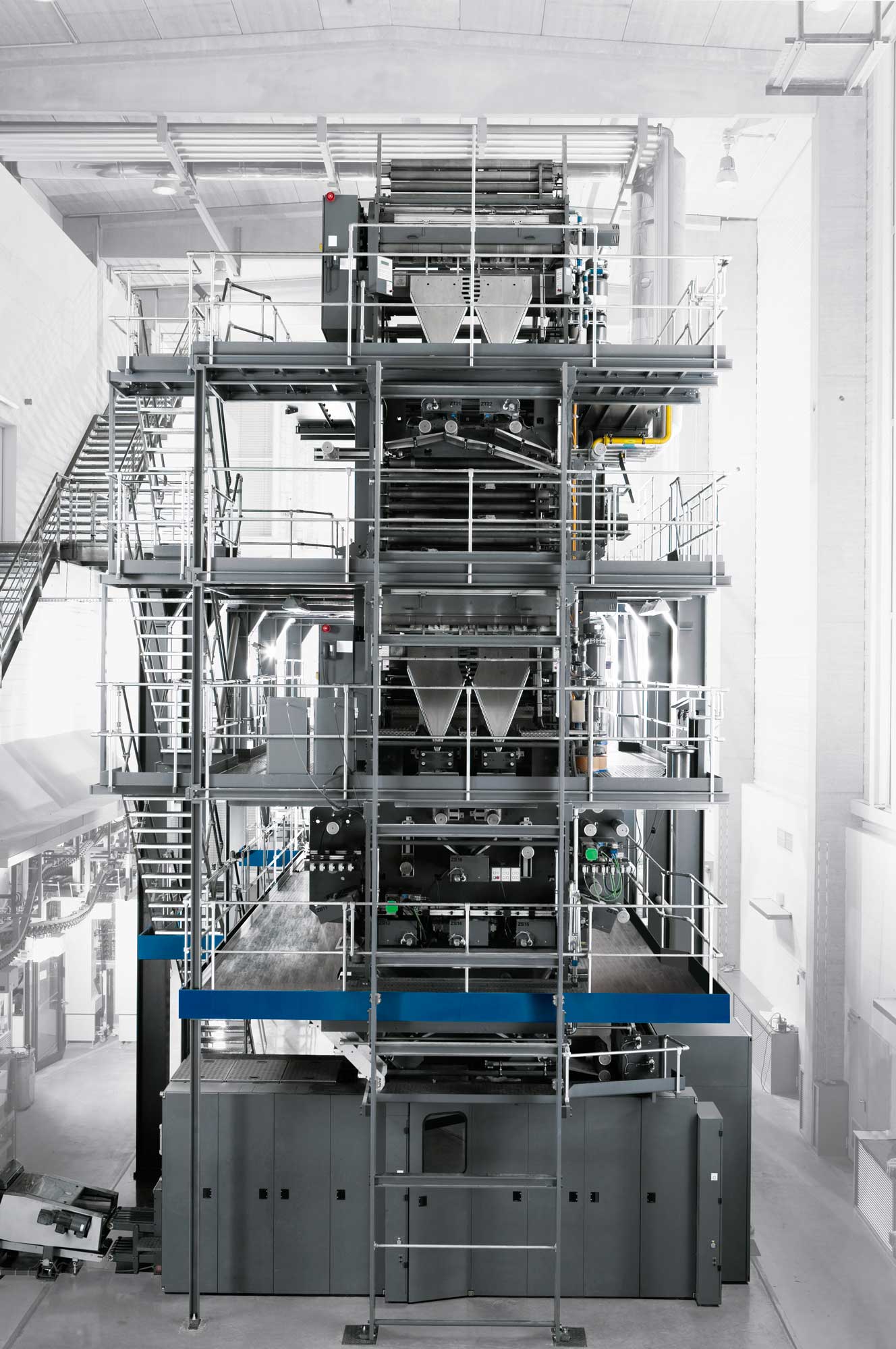 Installation de presse industrielle