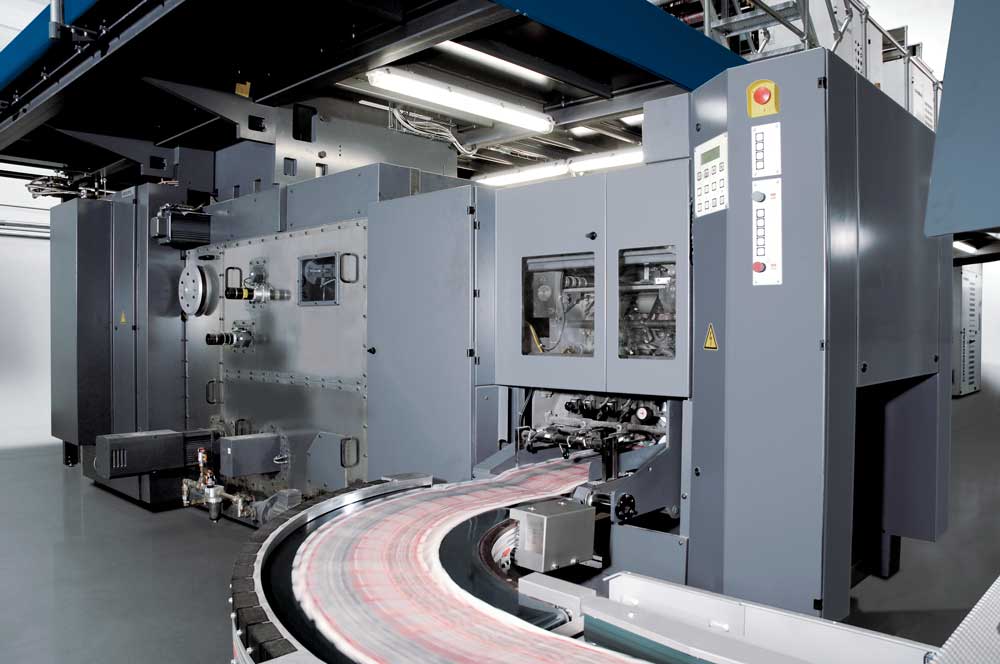 Système de pliage pour production de journaux