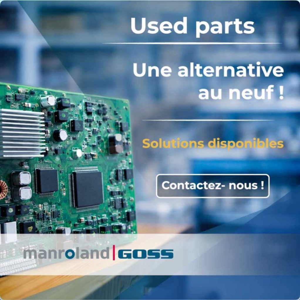 Pièces d'occasion presse offset