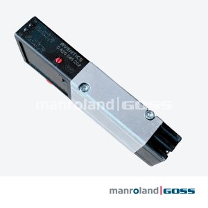 Électrovanne pneumatique Aventics 0820045202 corps aluminium partie électrique noire LED rouge bouton forçage