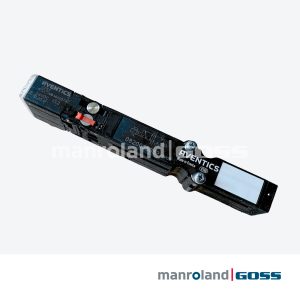 Électrovanne pneumatique Aventics 0820055052 boîtier noir LED blanche bouton rouge 24VDC Made in France