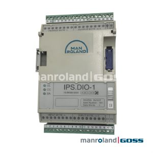 Manroland IPS.DIO-1 face avant DIGITAL IN/OUT Ident 191 borniers INPUT et OUTPUT BYTE ref 16.86926-0008