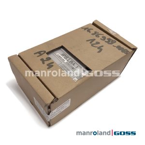 Emballage IPS.LBA-1 boite carton kraft vue 3/4 annotations manuscrites A24 16.86958-0065 et QS-Siegel