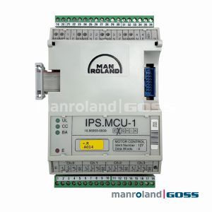 Manroland IPS.MCU-1 face avant MOTOR CONTROL Ident 127 4 canaux moteur etiquette A014 ref 16.86959-0009