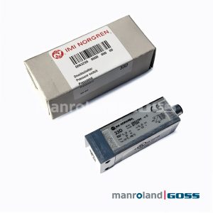 IMI Norgren 33D interrupteur de pression vue laterale avec boite d'origine — plage 0-16 bar 10-32VDC 0.5A SN 0863298