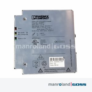 Phoenix Contact QUINT-DC-UPS-10A etiquette laterale specifications techniques 24V 10A