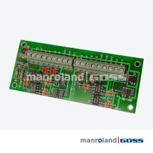 GE 531X155TXMABG1 Tach Isolator Board vue complete deux canaux CHA CHB borniers verts LED rouge