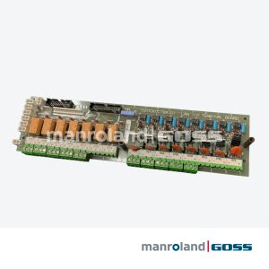 GE 531X307LTBAJGT LAN I/O Terminal Board vue oblique relais OT1-OT7 borniers IN1-IN8