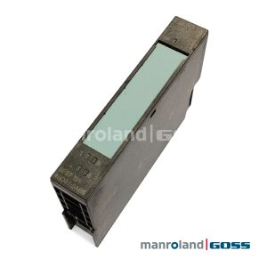 Face avant module entrees numeriques SIMATIC ET200S Siemens 6ES7 131-4BD01-0AB0, facade vert clair canaux numerotes