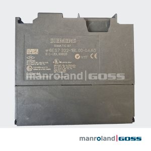 Face arriere module sorties numeriques SIMATIC S7 Siemens 6ES7 322-1BL00-0AA0 plaque arriere certifie FM ATEX UL CE