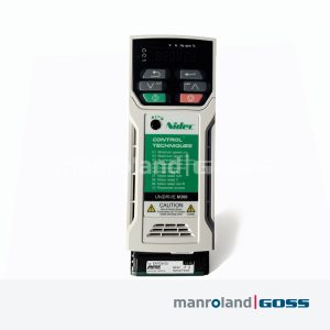 Variateur Nidec Unidrive M300 ANTEK EM725-00 face avant afficheur 7seg clavier et LEDs