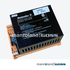 Alimentation Weidmüller CSA C22.2 face principale certifications CSA UL borniers orange 5VDC 3A