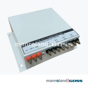 Transformateur STE DG 9304/1E2 boîtier métal blanc bornes rouges noires 24V 18V alimentation industrielle