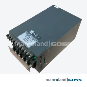 Alimentation industrielle Nemic-Lambda EWS300, boîtier métallique noir, vue oblique avec borniers de connexion latéraux et plaque signalétique 410W