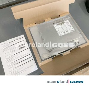 Panneau HMI Manroland HMI-110RW 16.85112-0236 dans boîte carton ouverte notice installation