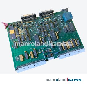 Carte I/O Stork Contiweb 2R715219 vue avant circuit vert ICs connecteurs D-sub 50 broches WEBDATA