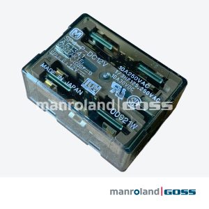 Relais Panasonic SP4-P-DC12V AR1341 étiquette 10A 250VAC bobine 12V Made in Japan couvercle transparent