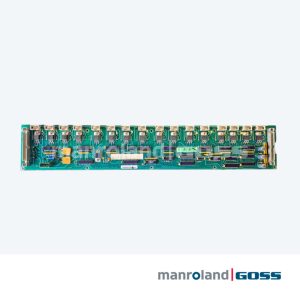Carte électronique GIM 16 canaux driver Goss International circuit imprimé vert composants montés