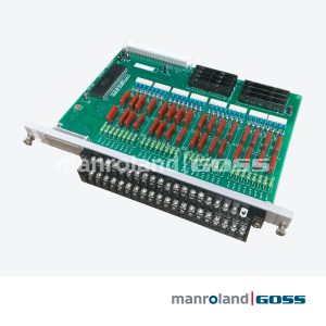 Carte E/S analogique Siemens SIMATIC 505-4232A vue oblique, nombreuses resistances rouges et vertes, connecteur ISA, bornier a vis gris en bas, circuits integres noirs