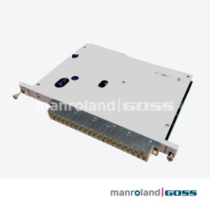Module CPU Siemens SIMATIC 505-6108A vue oblique, boitier blanc epais format rack, 3 condensateurs bleus ovales visibles, leche-doigts gris en bas, reference 505-6108A etiquette droite, certification CE
