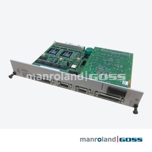 Module CPU VME Siemens SIMATIC 575-2105 vue oblique, 2 puces Plexus CPU sur PCB vert, facade blanche avec connecteurs FAULT RELAY DB9 IO-LINK BOP DB25 PROFIBUS-DP, reference 575-2105, LEDs statut