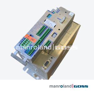 Module Berger Lahr TLC511 F vue oblique bornes AC DC Phoenix Contact connecteur COM1 avertissement haute tension