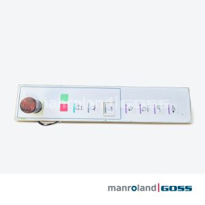 Platine commande DS4 WM.5648822 M600 face avant voyant rouge touches membranes encrage rotation aspiration