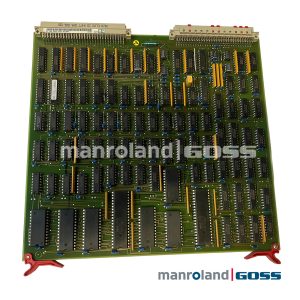 Carte PCB ESK Heidelberg avec circuits intégrés sur supports dorés et connecteurs bus ELCO 3328 doubles