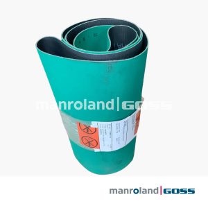 Courroie convoyeur WM.X79520 enroulée debout surface verte HAT-SP High Duty Rubber 2153mm