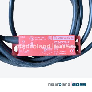 Capteur sécurité Telemecanique XCS-ZP7012 Schneider rouge 24V 100mA IP67 câble noir EN1088 France