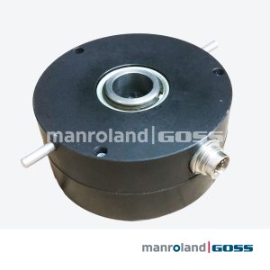 Codeur Irion Vosseler G 300.0100101 vue face bride alésage arbre creux trous fixation connecteur DIN