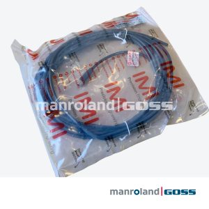 Câble industriel bleu enroulé IMI Norgren M/P73001/5 sous emballage plastique transparent d'origine