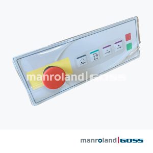 Platine RAFI 3.99.301.061 avec arrêt d'urgence et boutons Marche/Arrêt