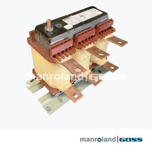 Siemens 4EP3800-7US00 – vue de côté sur rail de montage avec bornier