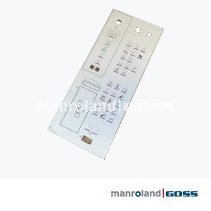 Panneau RAFI 3.99.301.982, façade complète avec afficheur et touches